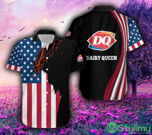 dairy queen Brand Beach 3D Hawaiian Shirt For Summer