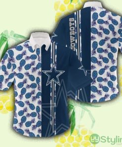 Dallas Cowboys Pineapple NFL Hawaiian Shirt For Men And Women Gift For Fans - Dallas Cowboys Pineapple NFL Hawaiian Shirt For Men And Women Gift For Fans