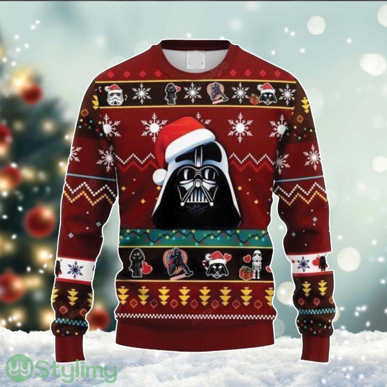 Darth Va-der Ugly Xmas Sweater, Darth Va-der Ugly Christmas Sweater Cute Christmas Gift For Family 2 Darth Va-der Ugly Xmas Sweater, Darth Va-der Ugly Christmas Sweater Cute Christmas Gift For Family Product Photo 1