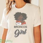 Denver Broncos Girl NFL T Shirt - White Sweatshirt