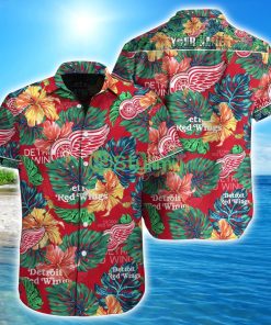 Detroit Red Wings NHL Custom Name Hawaiian shirt Aloha Summer Gift Product Photo 1