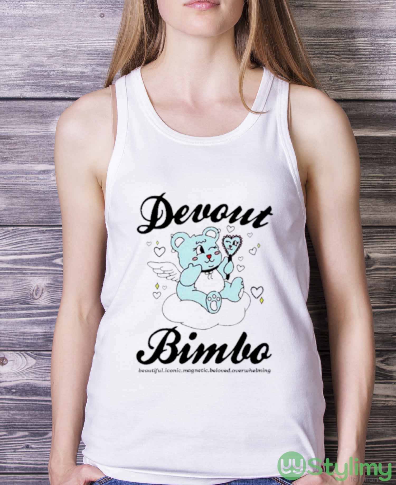Devout bimbo shirt 3 Devout bimbo shirt - White Ladies Tank Top