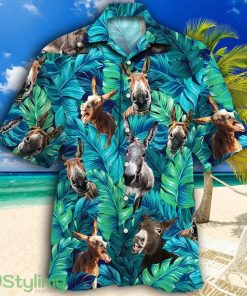Donkey Lovers Tropical Hawaiian Shirt Product Photo 1