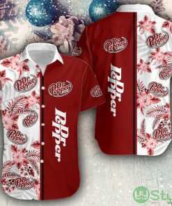 dr pepper Print Logo AOP Hawaiian Shirt For Men And Women - dr pepper Print Logo AOP Hawaiian Shirt For Men And Women