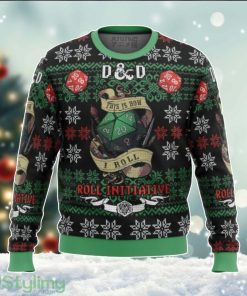 Dra-gon and Dun-geon Ugly Christmas Sweater Cute Christmas Gift For Family Product Photo 1