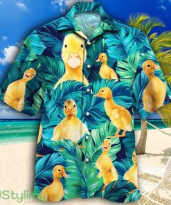 Duckling Lovers Tropical Hawaiian Shirt Product Photo 1