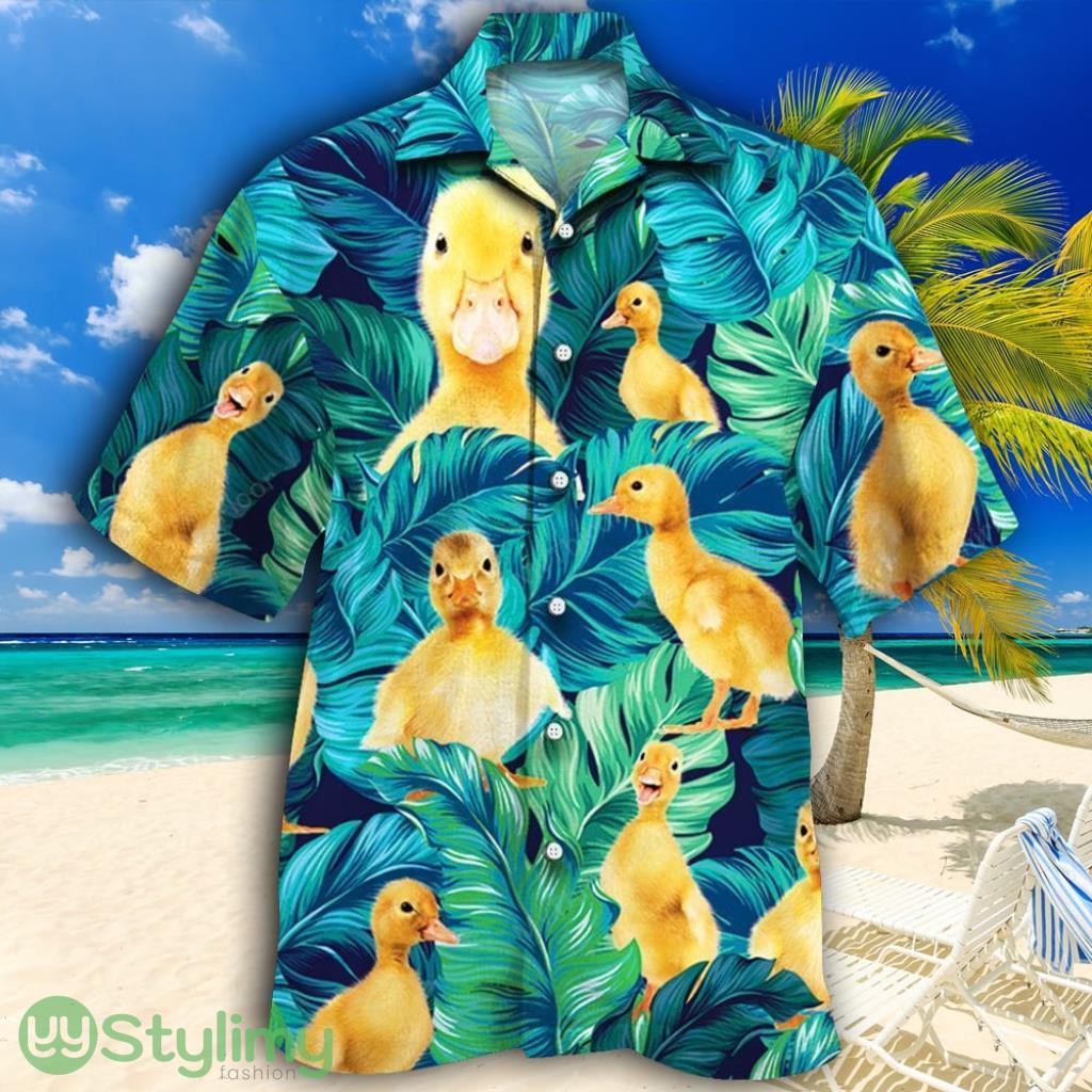 Duckling Lovers Tropical Hawaiian Shirt 1 Duckling Lovers Tropical Hawaiian Shirt Product Photo 1