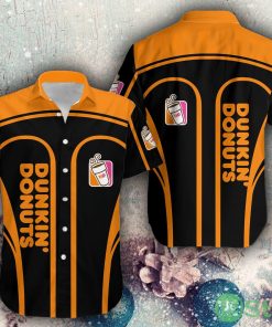 Dunkin’ Donuts Sunset Logo AOP Hawaiian Shirt Men And Women Gift - Dunkin’ Donuts Sunset Logo AOP Hawaiian Shirt Men And Women Gift
