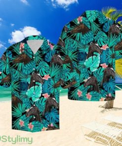 Dutch Warmblood Green Tropical Hawaiian Shirt Summer Gift For Men And Women Product Photo 1