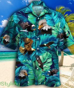 Eagle Lovers Gift Tropical Hawaiian Shirt Product Photo 1