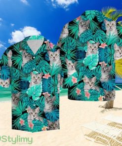 Egyptian Mau Green Tropical Hawaiian Shirt Summer Gift For Men And Women Product Photo 1