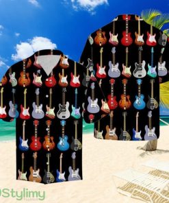 Electric Guitars Colorful Hawaiian Shirt Summer Gift For Men And Women Product Photo 1