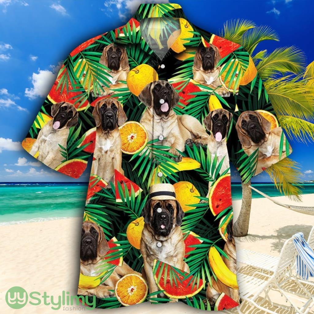 English Mastiff Dog Lovers Tropical Fruits Tropical Hawaiian Shirt 2 English Mastiff Dog Lovers Tropical Fruits Tropical Hawaiian Shirt Product Photo 1
