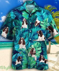 English Springer Spaniel Dog Lovers Gift Tropical Hawaiian Shirt Product Photo 1