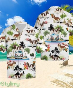 English Springer Spaniel Vacation Hawaiian Shirt Summer Gift For Men And Women Product Photo 1