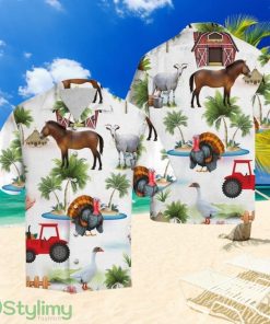 Farmer On Vacation Hawaiian Shirt Summer Gift For Men And Women Product Photo 1