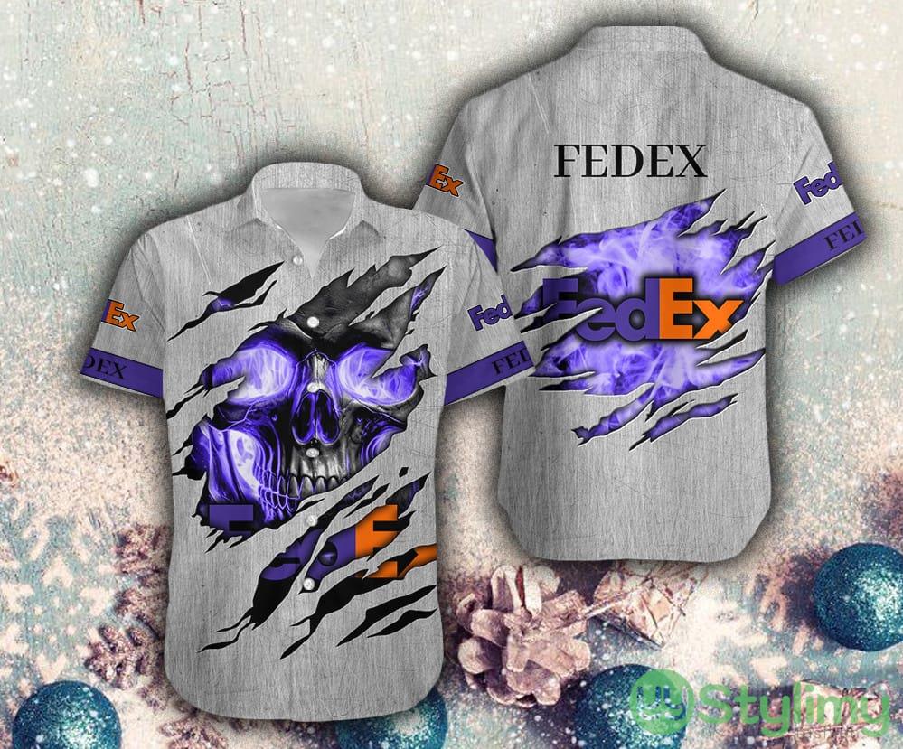FEDEX Bold Logo Beach Hawaiian Shirt For Men And Women 2 FEDEX Bold Logo Beach Hawaiian Shirt For Men And Women - FEDEX Bold Logo Beach Hawaiian Shirt For Men And Women