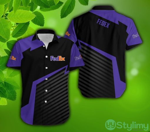 fedex Brand Tropic 3D Hawaiian Shirt Tropical Aloha For Mens - fedex Brand Tropic 3D Hawaiian Shirt Tropical Aloha For Mens