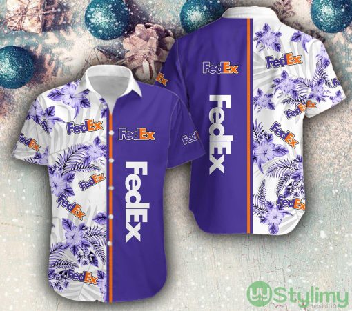fedex Colorful Logo 3D Hawaiian Shirt Gift For Fans - fedex Colorful Logo 3D Hawaiian Shirt Gift For Fans