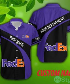 fedex Personalized Name Bold Logo Beach Hawaiian Shirt Tropical Aloha For Mens - fedex Personalized Name Bold Logo Beach Hawaiian Shirt Tropical Aloha For Mens