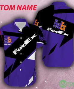 fedex Personalized Name Brand Collar 3D Hawaiian Shirt Men And Women Gift - fedex Personalized Name Brand Collar 3D Hawaiian Shirt Men And Women Gift