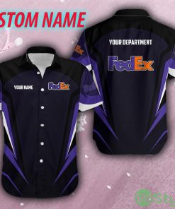 fedex Personalized Name Logo Retro 3D Hawaiian Shirt For Summer - fedex Personalized Name Logo Retro 3D Hawaiian Shirt For Summer