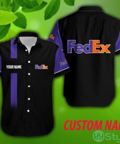 fedex Personalized Name Print Logo AOP Hawaiian Shirt Tropical Aloha For Mens - fedex Personalized Name Print Logo AOP Hawaiian Shirt Tropical Aloha For Mens