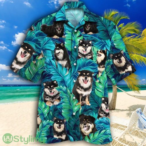 Finnish Lapphund Dog Lovers Tropical Hawaiian Shirt