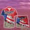 Fireball Cinnamon Whisky Eage USA Flag Hawaiian Combo Shirt And Short Gift Hawaiian For Mens - Fireball Cinnamon Whisky Eage USA Flag Hawaiian Shirt And Short_2