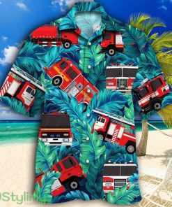 Firefighter Cars Tropical Hawaiian Shirt Product Photo 1