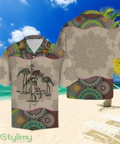 Flamingo Mandala Hawaiian Shirt Summer Gift For Men And Women Product Photo 1