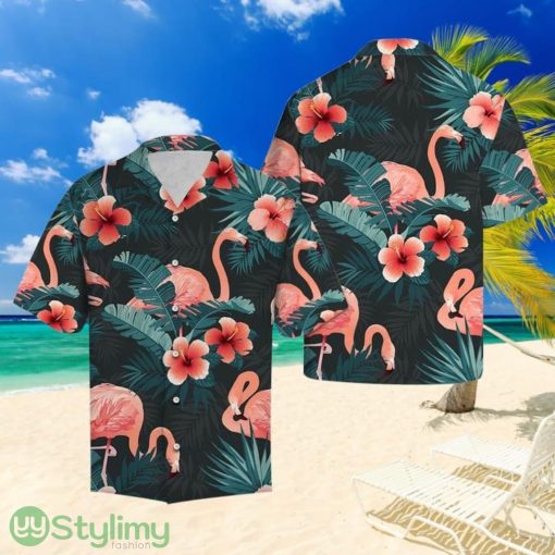 Flamingo Tropical Pattern Hawaiian Shirt Summer Gift For Men And Women Product Photo 1