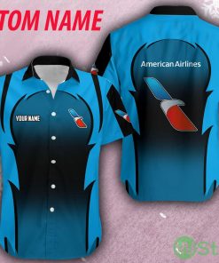 Fleece american airlines Personalized Name Brand Bulk 3D Hawaiian Shirt Gift For Fans - Fleece american airlines Personalized Name Brand Bulk 3D Hawaiian Shirt Gift For Fans