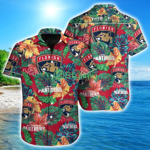 Florida Panthers NHL Custom Name Hawaiian shirt Aloha Summer Gift