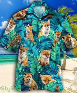 Fox Lovers Tropical Hawaiian Shirt Product Photo 1