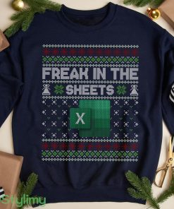 Freak In The Sheets Christmas Shirt, Office Xmas Sweatshirt Product Photo 1