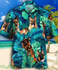 German Shepherd Dog Lovers Gift Tropical Hawaiian Shirt Product Photo 1