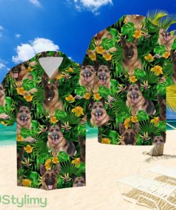 German Shepherd Tropical Wild Flower Hawaiian Shirt Summer Gift For Men And Women Product Photo 1