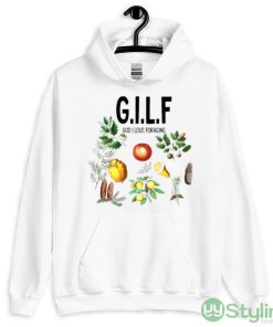 GILF god I love foraging shirt - 18500 Unisex Heavy Blend Hooded Sweatshirt-1