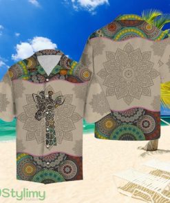Giraffe Mandala Hawaiian Shirt Summer Gift For Men And Women Product Photo 1