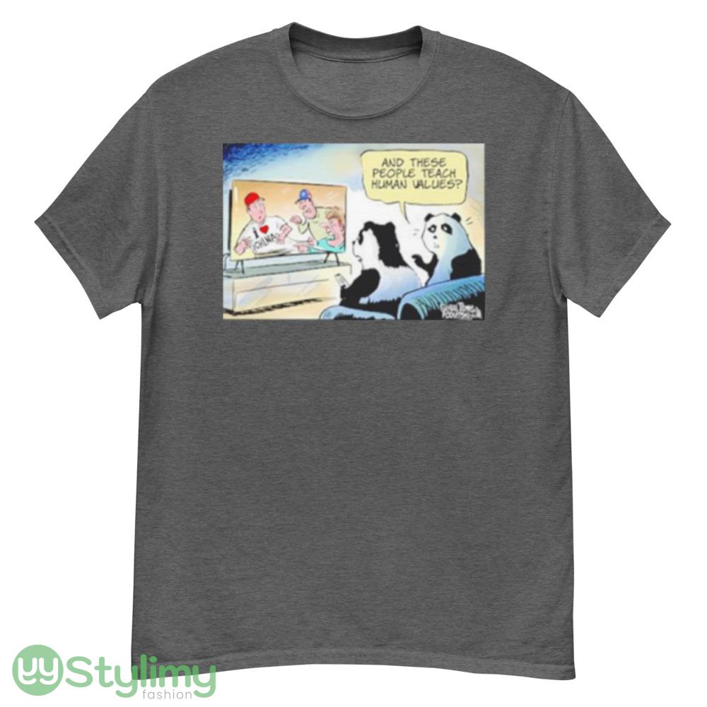 Global times and these people teach human values I love China shirt 13 Global times and these people teach human values I love China shirt - G500 Men’s Classic T-Shirt-1