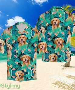 Golden Retriever Tropical Hawaiian Shirt Summer Gift For Men And Women Product Photo 1