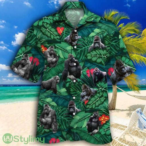 Gorilla Lovers Gift Tropical Hawaiian Shirt