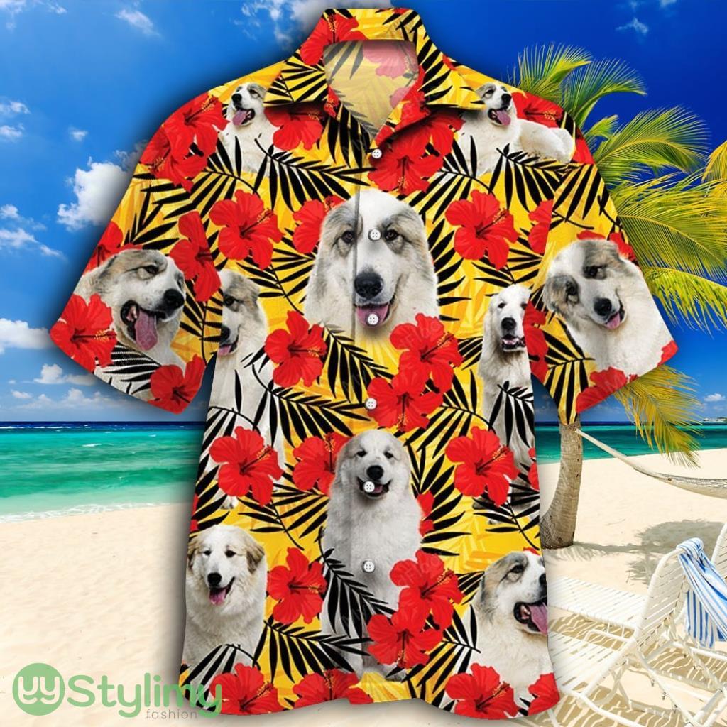 Great Pyrenees Dog Lovers Hibiscus Flower Tropical Hawaiian Shirt 2 Great Pyrenees Dog Lovers Hibiscus Flower Tropical Hawaiian Shirt Product Photo 1