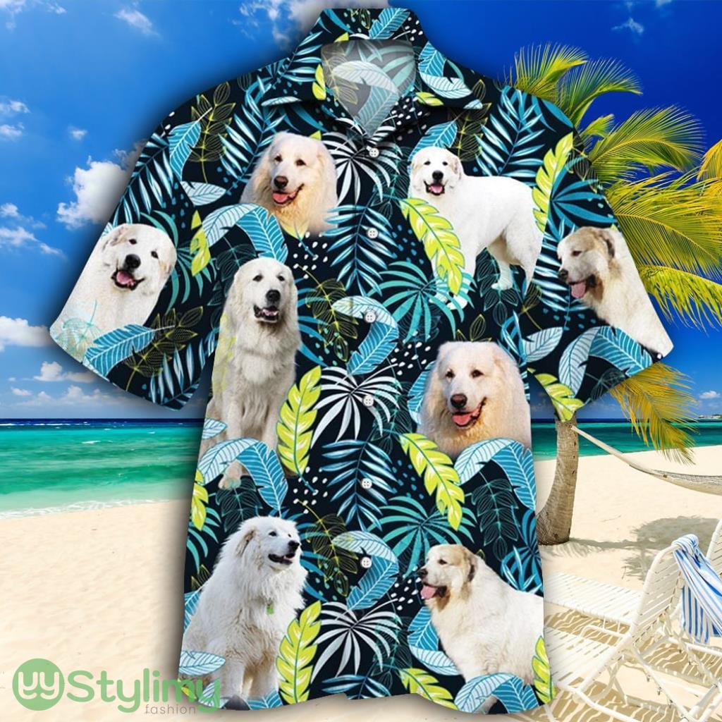 Great Pyrenees Dog Lovers Jungle Leaves Tropical Hawaiian Shirt 2 Great Pyrenees Dog Lovers Jungle Leaves Tropical Hawaiian Shirt Product Photo 1