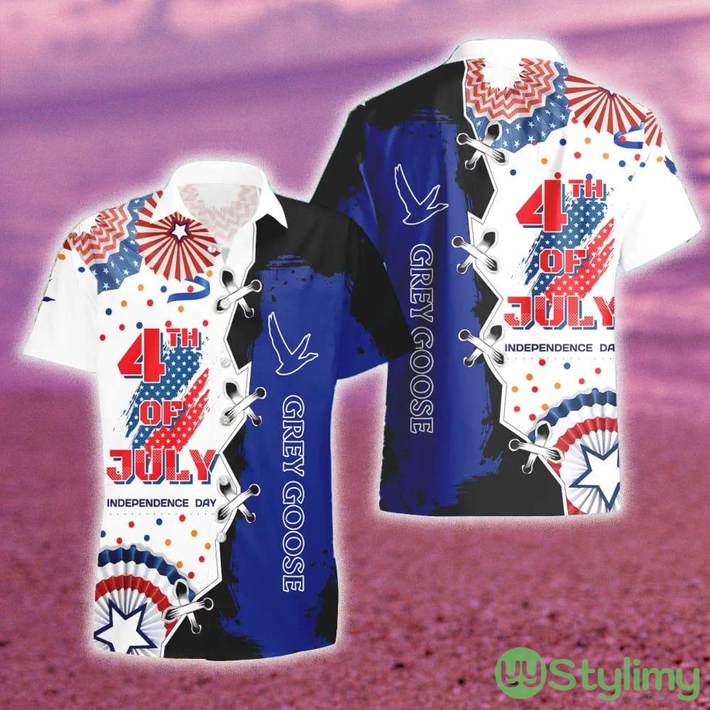Grey Goose Vodka USA Flag Independence 4th of July Hawaiian Combo Shirt And Short Gift Hawaiian For Mens 2 Grey Goose Vodka USA Flag Independence 4th of July Hawaiian Combo Shirt And Short Gift Hawaiian For Mens - Grey Goose Vodka USA Flag Independence 4th of July Hawaiian Shirt And Short_2