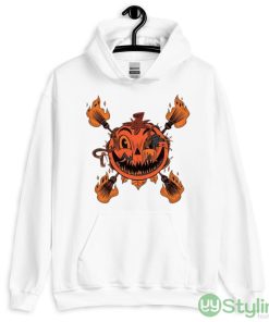Happy Horrifying Halloween By JTA Shirt - 18500 Unisex Heavy Blend Hooded Sweatshirt-1