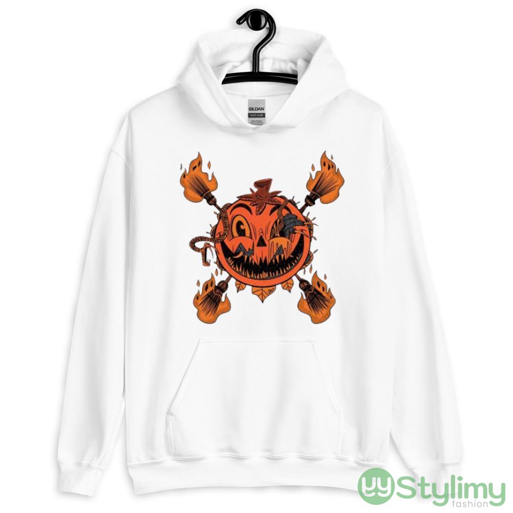 Happy Horrifying Halloween By JTA Shirt 7 Happy Horrifying Halloween By JTA Shirt - 18500 Unisex Heavy Blend Hooded Sweatshirt-1