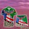 Heineken Eage USA Flag Hawaiian Combo Shirt And Short Gift Hawaiian For Mens - Heineken Eage USA Flag Hawaiian Shirt And Short_2
