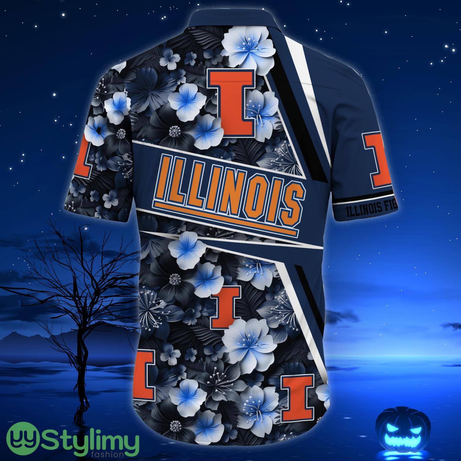 Illinois Fighting Illini Summer Gift Aloha Hawaiian Shirt 3 Illinois Fighting Illini Summer Gift Aloha Hawaiian Shirt Product Photo 3